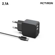 엑티몬 2.1A USB 2포트 C타입 가정용 충전기(MON-212-T1-CP)