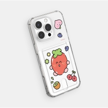 [TryCozy] 드로잉 푸드 클리어 에어쿠션 카드젤리케이스