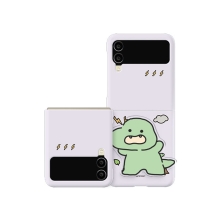 [TryCozy] 삐뚤빼뚤 공룡 아크릴 스마트톡 갤럭시Z플립시리즈 3D곡면하드