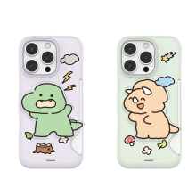[TryCozy] 삐뚤빼뚤 공룡 아크릴 스마트톡 카드 3D곡면하드케이스