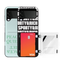 [Z플립3/4공용 마그네틱 가드범퍼] 타이포