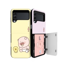 [Z플립3/4공용 마그네틱 가드범퍼] 뚠뚠이 베이비