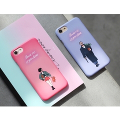 [TryCozy] 네온 아저씨와소녀 3D곡면 하드케이스