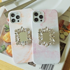 [TryCozy] 마블링 미러큐빅톡 3D곡면 하드케이스