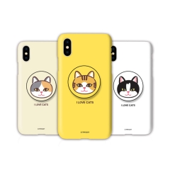 [TryCozy] 고양이얼굴 스마트톡 3D곡면하드케이스