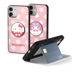 [SANRIO]산리오캐릭터즈 도트 스마트톡 카드도어범퍼케이스