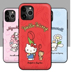 [SANRIO]산리오 캐릭터즈 플라워 ver.2 카드도어범퍼케이스