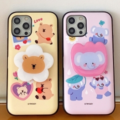 [TryCozy] 동물꽃 소풍 에폭시톡 카드도어범퍼케이스