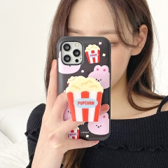 [TryCozy] 팝콘패턴 에폭시톡 카드도어범퍼케이스