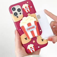 [TryCozy] 팝콘패턴 에폭시톡 카드 3D곡면하드케이스