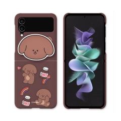 [TryCozy] 댕댕이 초코 에폭시톡 갤럭시Z플립시리즈 3D곡면하드