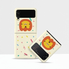 [TryCozy] 동물꽃 스파클 갤럭시Z플립시리즈 3D곡면하드
