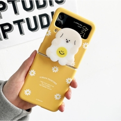 [TryCozy] 동물 데이지 에폭시톡 갤럭시Z플립시리즈 3D곡면하드