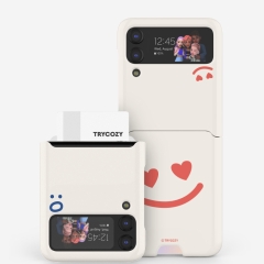 [TryCozy] 빅 와글와글 갤럭시Z플립시리즈 카드 3D곡면하드케이스