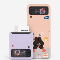 [TryCozy] 블랙래빗 버킷리스트 갤럭시Z플립시리즈 카드 3D곡면하드케이스