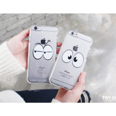 [TryCozy] 빅아이즈 투명젤리 케이스