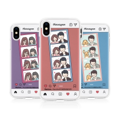 [TryCozy] 커플사진 투명젤리 케이스