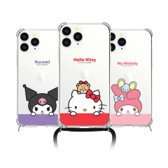 [SANRIO]산리오 매달리기 폰스트랩 방탄 젤하드케이스