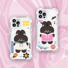 [TryCozy] 블랙래빗 클리어 에어쿠션 젤하드케이스