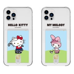 [Sanrio]산리오캐릭터즈 골프 클리어 에어쿠션 카드 젤리