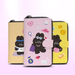 [TryCozy] 블랙래빗 버킷리스트 사피아노 지퍼 월렛케이스