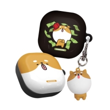 [버즈라이브/버즈프로/버즈2/버즈2프로 하드+키링] 시바댕 헬로