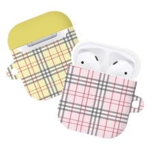 포근체크 에어팟 링 하드케이스