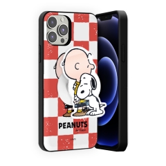 [PEANUTS]스누피 체커보드 아크릴 스마트톡 카드도어범퍼케이스