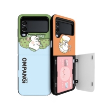 [Z플립3/4공용 마그네틱 가드범퍼] 옴팡이 와글