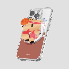 [TryCozy] 쿼카 운동회 클리어 렌즈가드 맥세이프 케이스+투명 맥세이프 톡