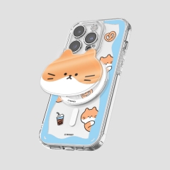 [TryCozy] 숨바꼭질 야옹이 클리어 렌즈가드 맥세이프 케이스+투명 맥세이프 톡