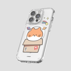 [TryCozy] 야옹이 박스 클리어 렌즈가드 맥세이프 케이스