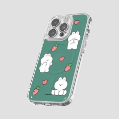 [TryCozy] 바니 푸드 클리어 렌즈가드 맥세이프 케이스