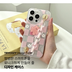 [TryCozy] 스윗베어 체인 패턴 카드투명하드케이스