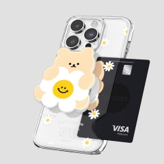 [TryCozy] 동물 데이지 에폭시톡 카드투명하드케이스
