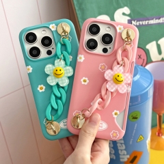 [TryCozy] 스마일데이지 패턴 체인 카드 3D곡면하드케이스