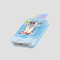[TryCozy] 애니멀 썸머비치 갤럭시Z플립시리즈 카드 3D곡면하드케이스