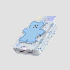 [TryCozy] 플라워 구미베어 아크릴 스마트톡 갤럭시Z플립시리즈 카드 3D곡면하드케이스
