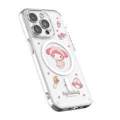 [Sanrio]산리오 캐릭터즈 룸투어 클리어 렌즈가드 맥세이프 케이스