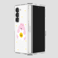 [TryCozy] 동물 데이지 갤럭시Z폴드시리즈 힌지보호 투명하드케이스