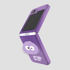 [TryCozy] 몽몽 라벨 미니미 갤럭시Z플립시리즈 3D곡면하드+무빙 아크릴 스마트톡