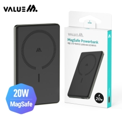 밸류엠 20W 메탈 맥세이프 고속충전 보조배터리 5000mAh