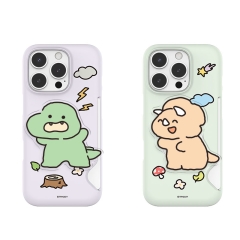 [TryCozy] 삐뚤빼뚤 공룡 아크릴 스마트톡 카드 3D곡면하드케이스