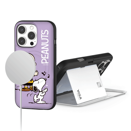 [PEANUTS]스누피 씽앤쏭 맥세이프 카드도어범퍼케이스