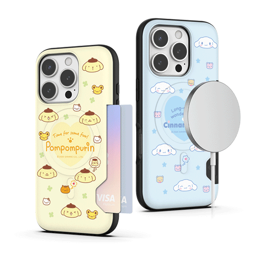 [Sanrio]산리오 캐릭터즈 큐티 투카드 맥세이프 범퍼케이스
