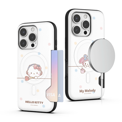 [Sanrio]산리오 캐릭터즈 칠렉스 투카드 맥세이프 범퍼케이스
