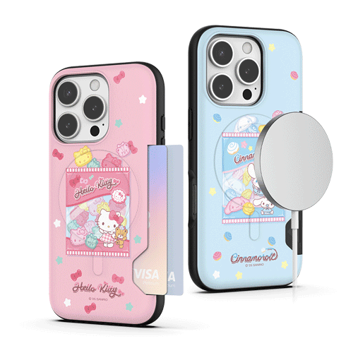 [Sanrio]산리오 캐릭터즈 스낵 투카드 맥세이프 범퍼케이스