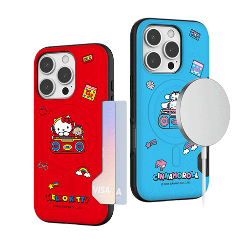 [Sanrio]산리오 캐릭터즈 뮤직 투카드 맥세이프 범퍼케이스