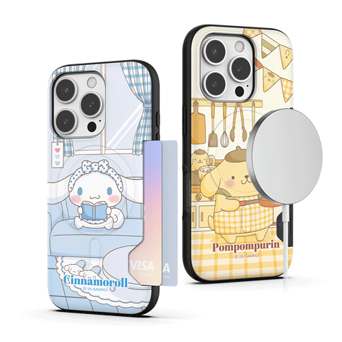 [Sanrio]산리오 캐릭터즈 룸투어 투카드 맥세이프 범퍼케이스