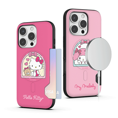 [Sanrio]산리오 캐릭터즈 윈도우 투카드 맥세이프 범퍼케이스